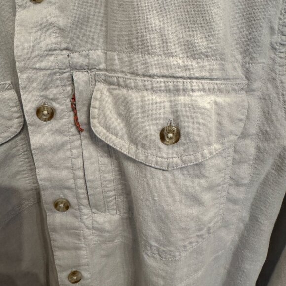 Two Mens Small Patagonia Button Down Hemp / Cotton Lightweight Sun Shirts - Picture 3 of 5